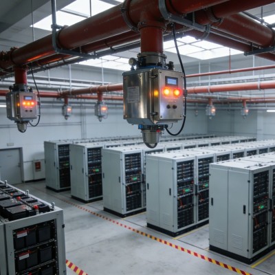 普思物聯(lián)網(wǎng)智能滅火系統(tǒng)：筑牢儲(chǔ)能智慧運(yùn)維安全防線